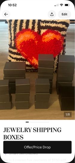 Mixed sizes of shipping boxes