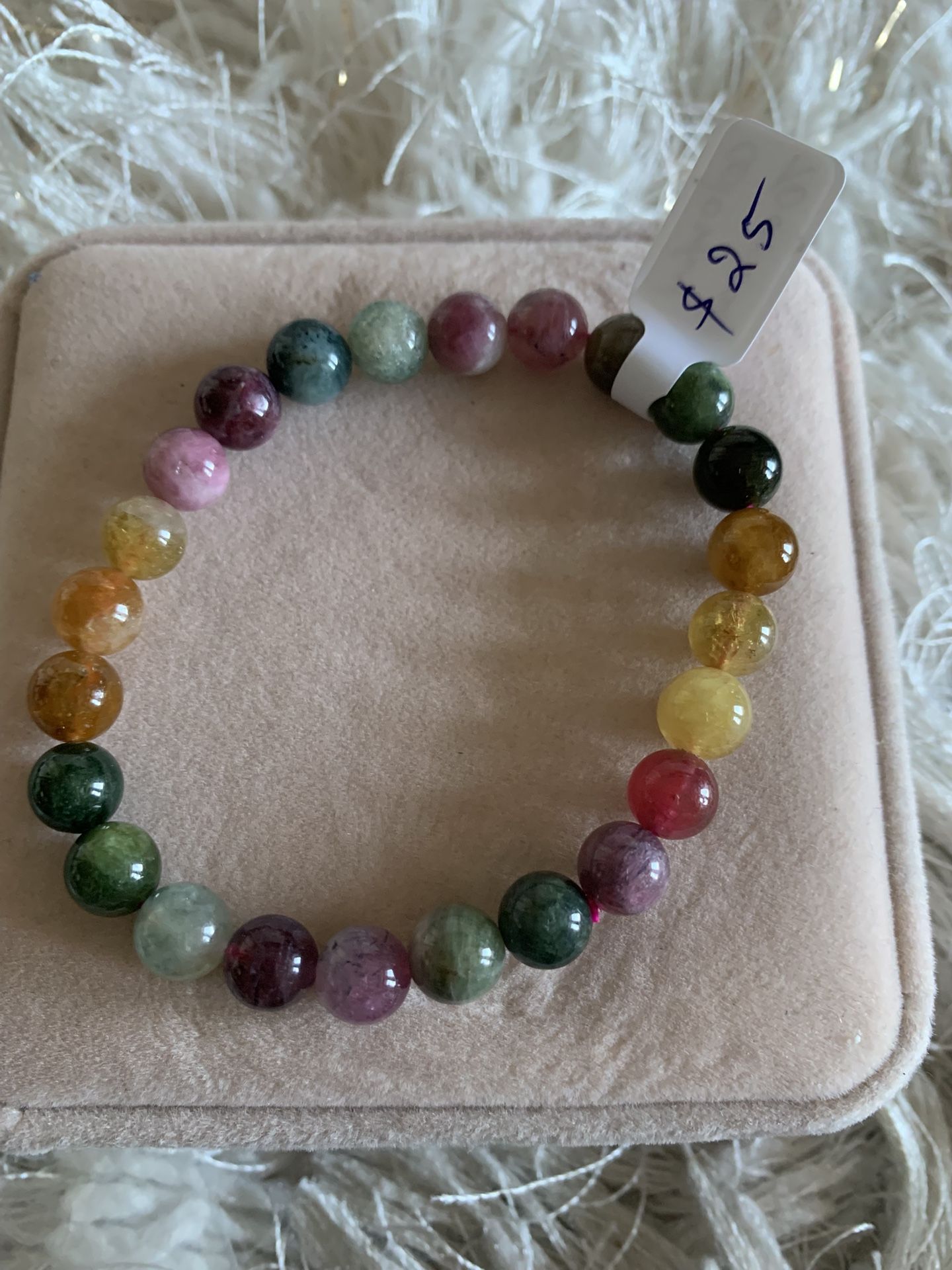 Good quality natural Colorful tourmaline bracelet