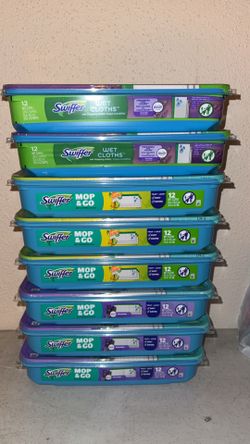 Swiffer wet cloths 12ct $4 each all for $30