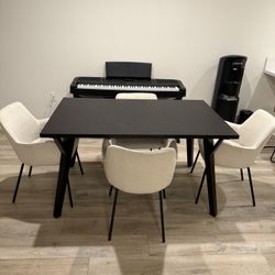 Dining Table Set With Four Chairs