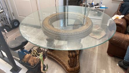 X large glass table stand 200$
