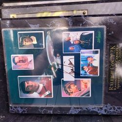 Spock Autographed Plaque 