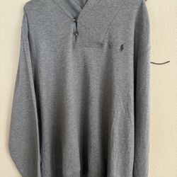 POLO RALPH LAUREN SHAWL SWEATER Long Sleeves Size XXL NEW