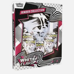 White Flare Binder Collection (12) - Presale - New In Box/Sealed Pokemon Cards
