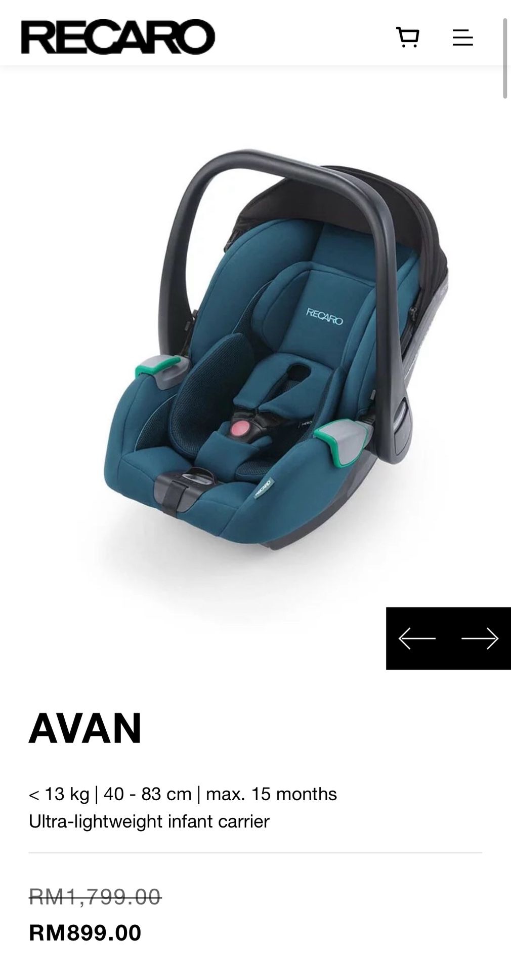 Recaro Car seat