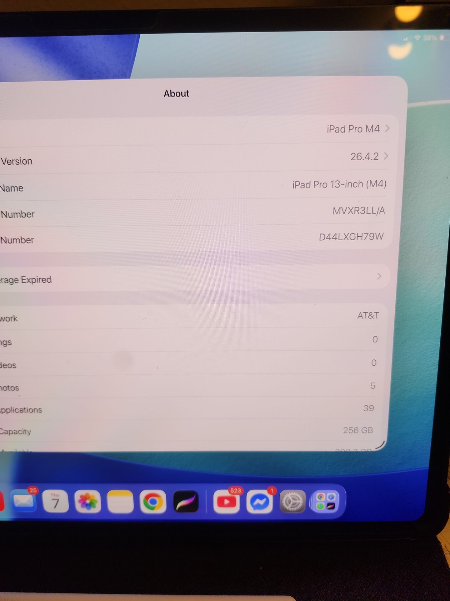 IPad Pro M4 - 256GB - 16GB RAM - Ultra Retina XDR Display - 10 Core