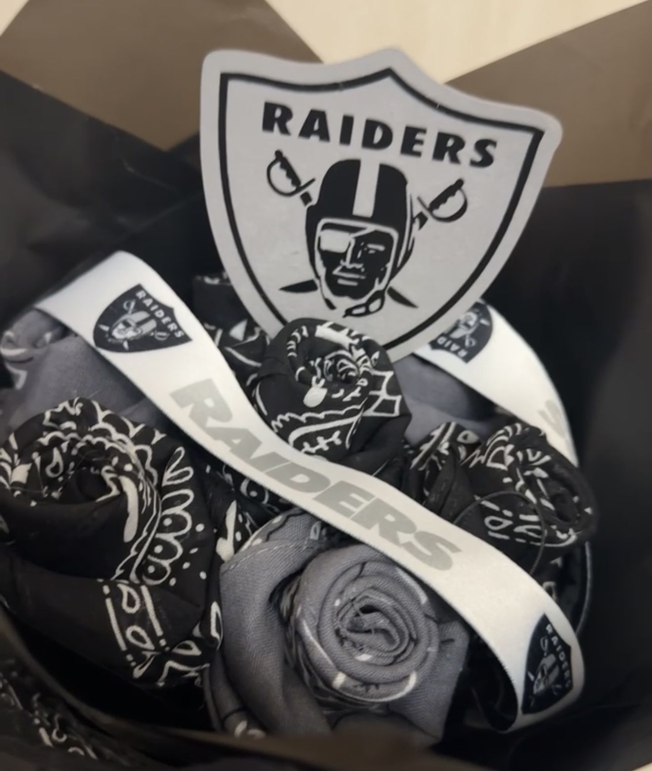 Bandana Roses Raiders Gifts