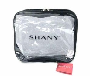 NEW Shany Clear Travel Makeup Bag-Cosmetics Make up Organizer
