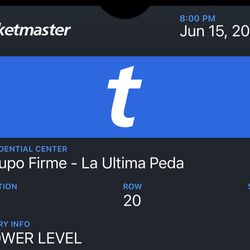 Grupo Firme Tickets Row 20 And 21