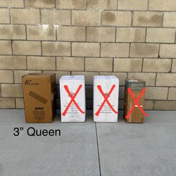 NEW 3in Queen Mattress Topper