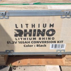 Lithium Rhino 51V 105AH Golf Cart Battery 