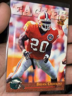 Brian Dawkins Rookie Card EAGLES Hall of Fame