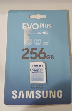 Samsung 256gb sdxc memory card original new