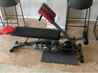 Multi Adjustable  Bench and Roman Chair