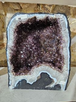 Large Amethyst Crystal Geode Cave Brazil