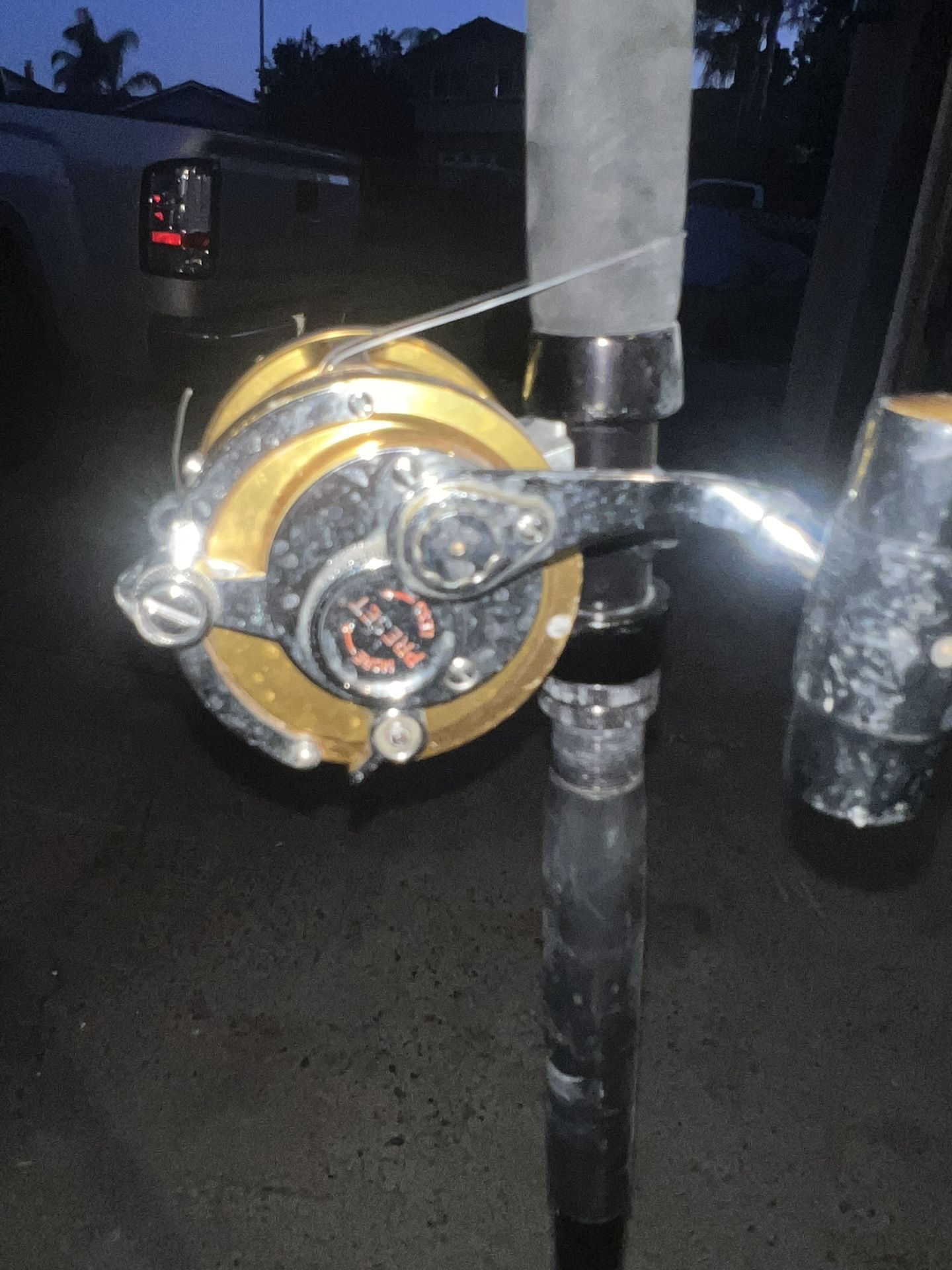 Deep Sea Tuna Fishing Rod And Reel.