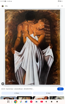 Beautiful art piece by Jerome Brown ( read the full description below