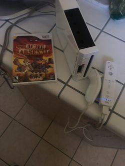 Nintendo Wii game cube compatible with wireless controller and nunchuck