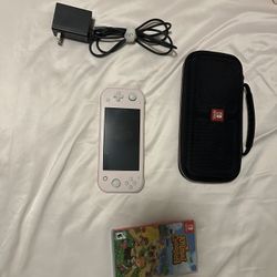 Nintendo Switch Lite With Game,case, And Charger