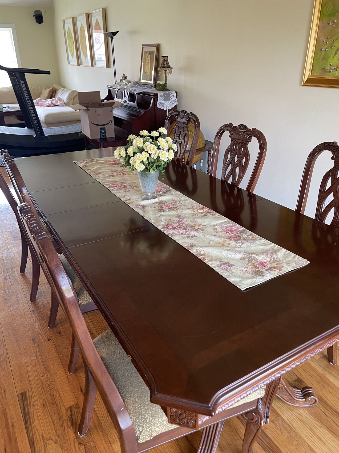 Cherry Wood Dining Table set by Glory Oceanic
