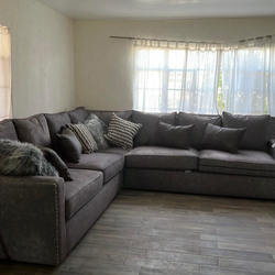 L shaped sofa