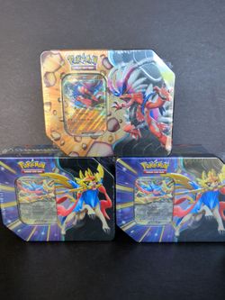 Pokemon Cards EX New And Sealed Tin Bundle -(3) Tins For $120