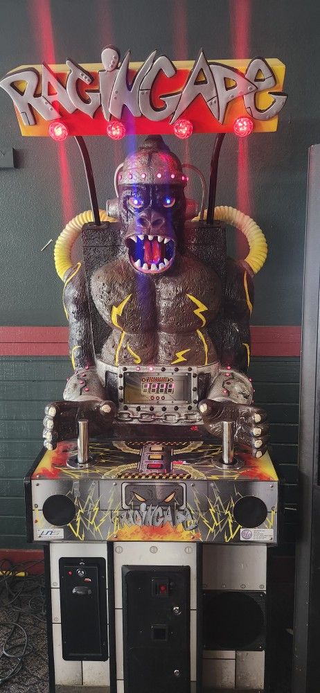 Full Sized RAGING APE ARCADE GAME