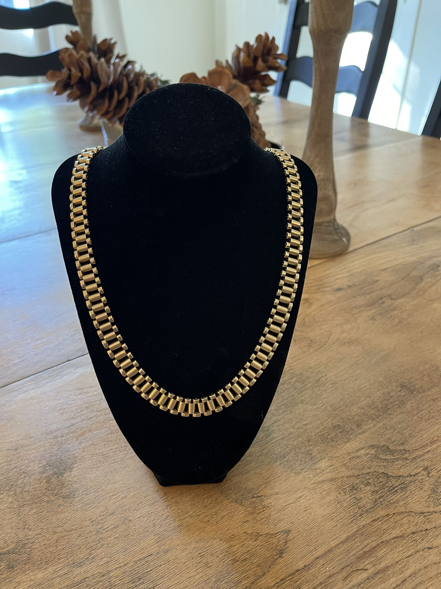 10k GOLD ROLEX STYLE CHAIN 49.33g 