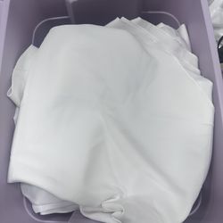 Fabric Round Table Cloth ( 15  To 16 Pieces)