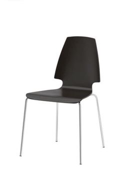 Vilmar black Chair Ikea