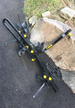 Saris Freedom 2 Bike Tray Universal Hitch Rack: 2-Bike Black