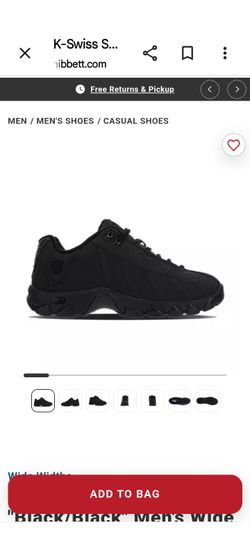 K Swiss men's wide shoes