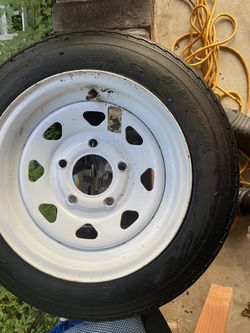 Trailer Rim & Tire