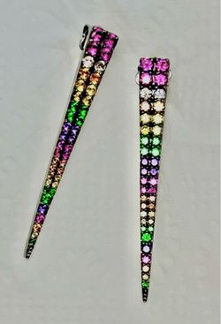 Black Gold 14K Earrings