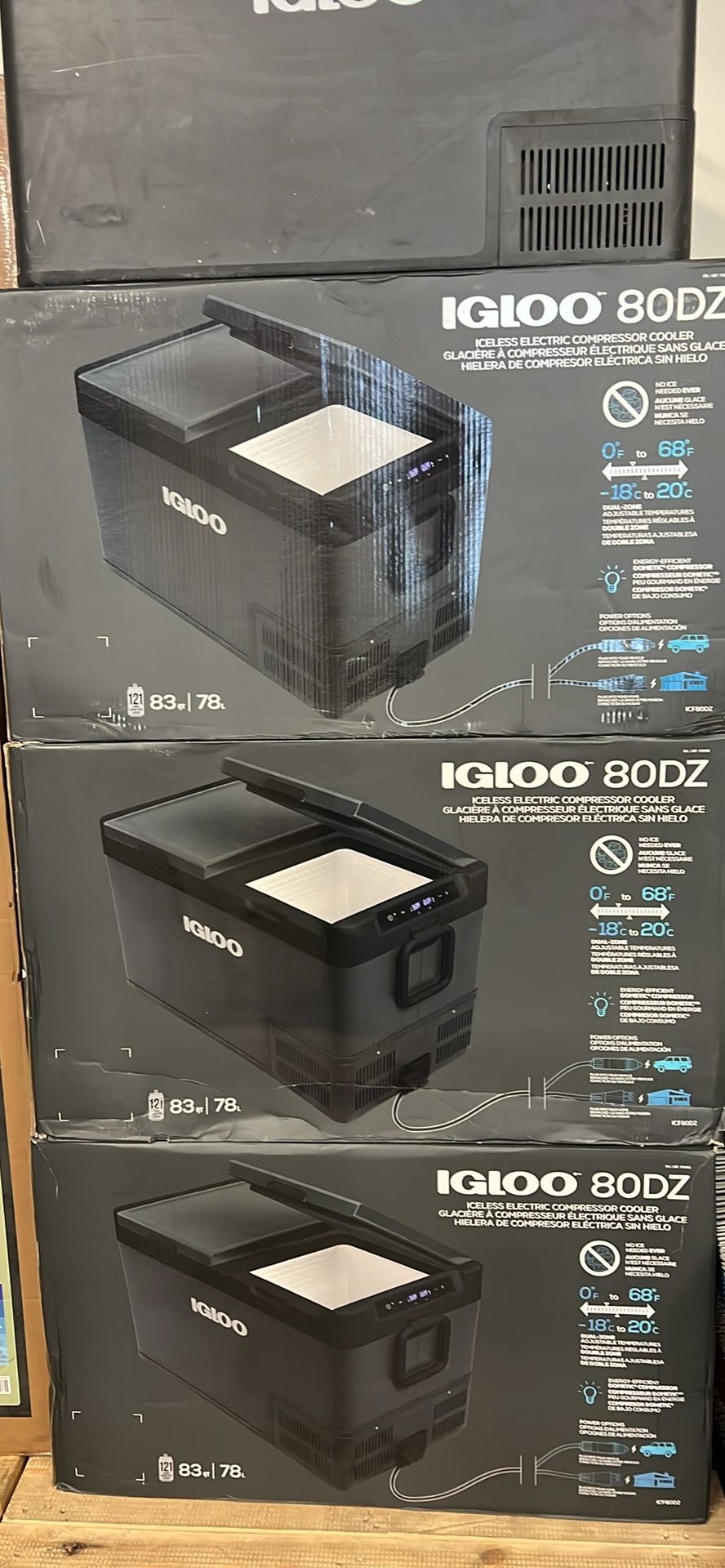 Igloo 83-quart Dual Zone Active Cooler condition new
