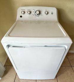 GE White Front-Load electric Dryer