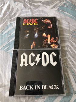 AC/DC Lot Of 2 CD’s - Back In Black & Live