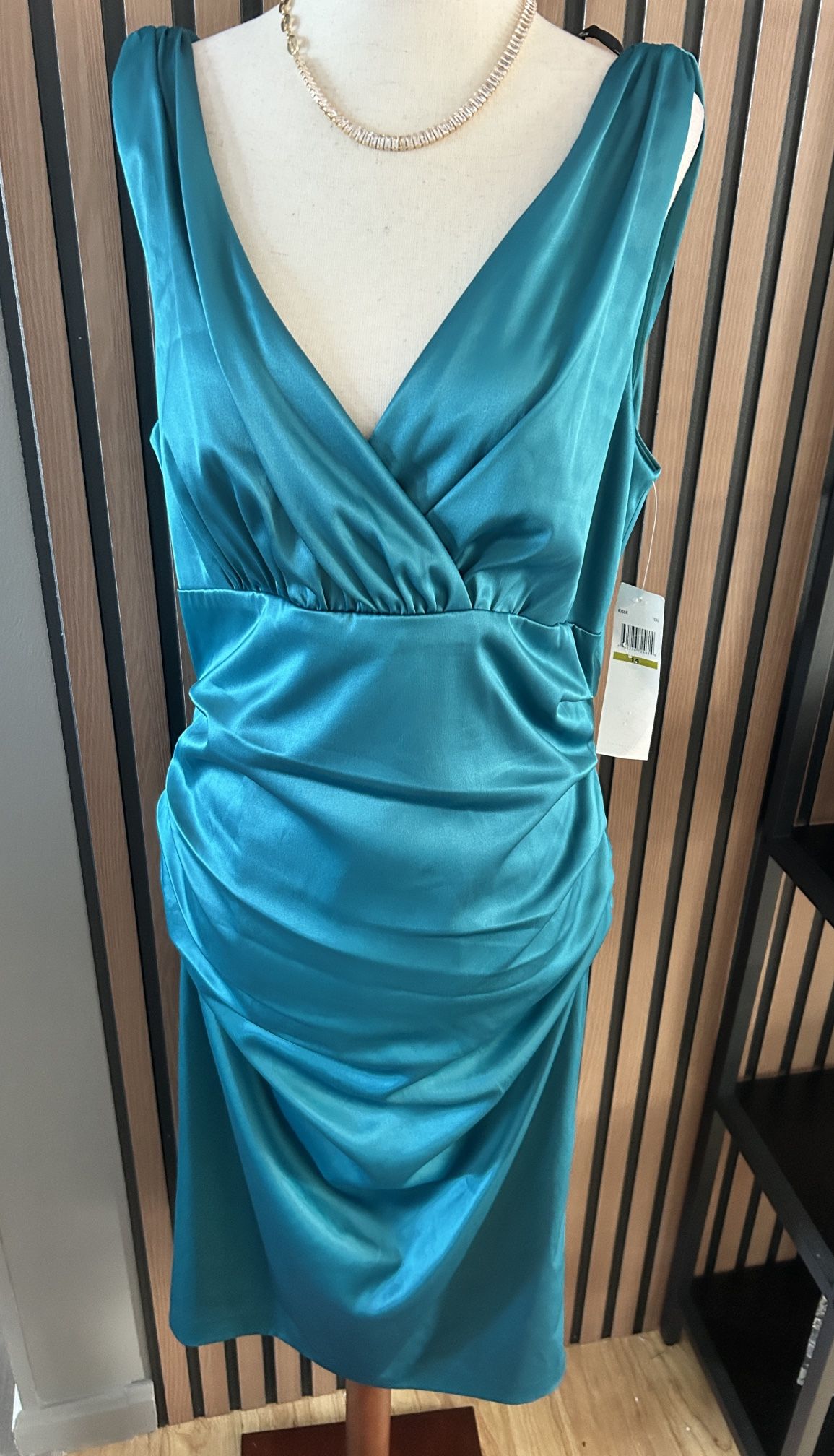 Mother Of The Bride Teal Dress Size 14
