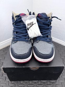 Nike SB Dunk High Denim Sneakers Size 12