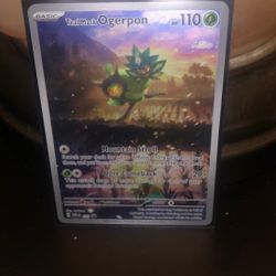Teal Mask Ogerpon 123 Sv: Scarlet & Violet Promo Cards Holo