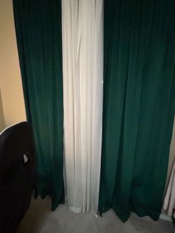 Velvet curtains