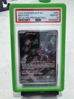 Pokémon TCG Scarlet & Violet Mewtwo 052 Blackstar Promo