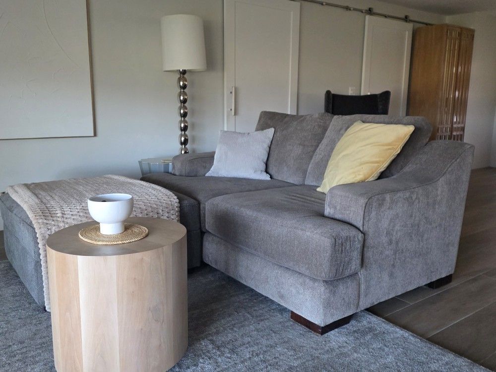 2 DEEP Seated Sofas - Couch & Loveseat Livingroom Set