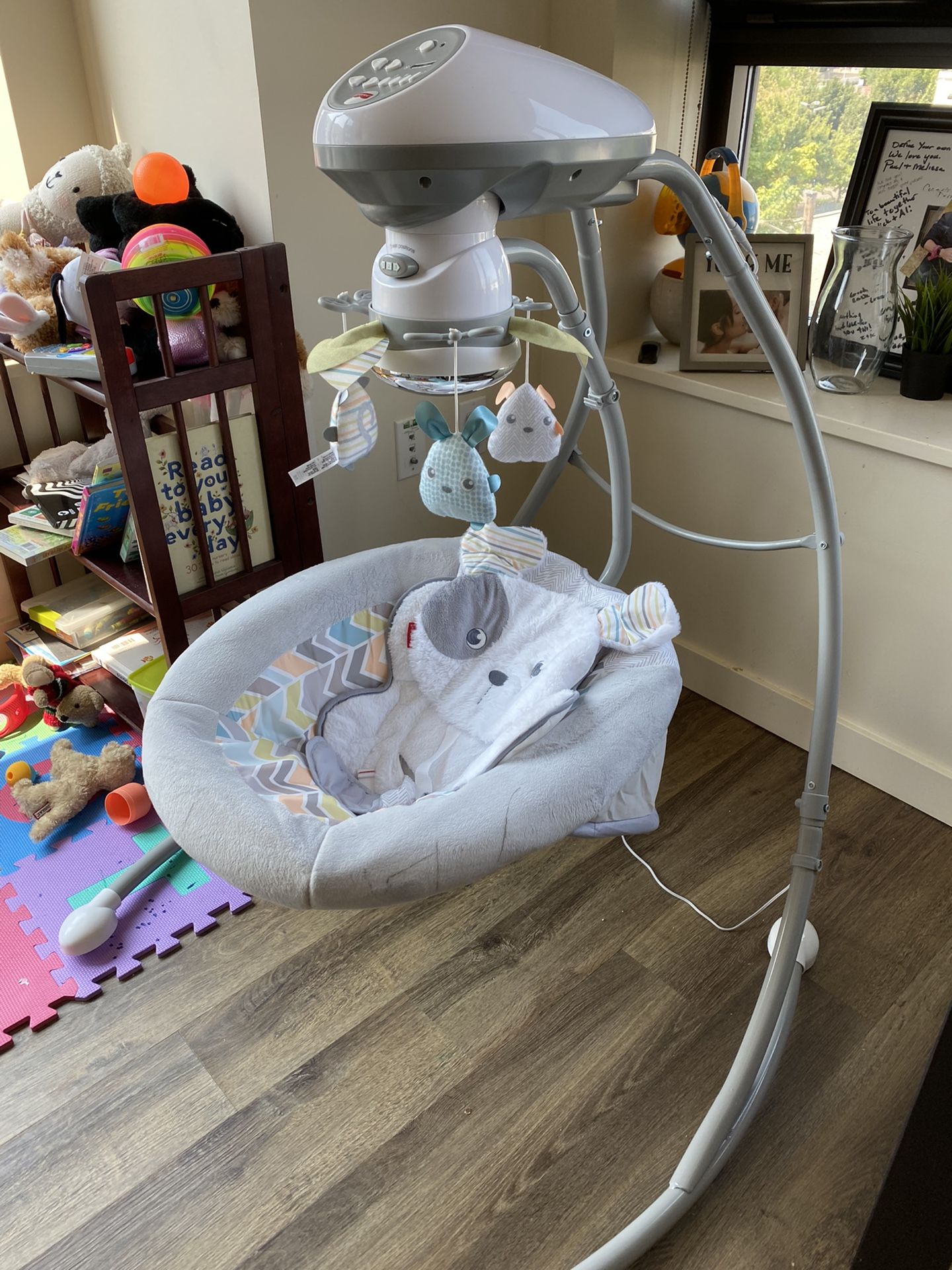 Snugapuppy swing cheap age range