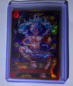 One Piece TCG Monkey D. Luffy Holo Card SP ST31-004