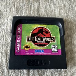 The Lost World: Jurassic Park Game Gear Cartridge - Classic Retro Gaming!