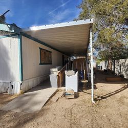 Venta de Traila Con Terreno En Casa Grande ‼️