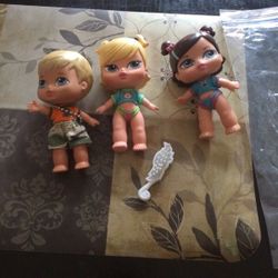 Set of three baby brats in good condition