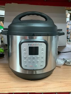 Instant Pot - 8 Quart Duo Crisp 11-in-1 Electric Pressure Cooker with Air Fryer - Stainless Steel/Silver #968