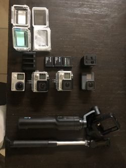 GoPro Hero 4 black and Hero 6